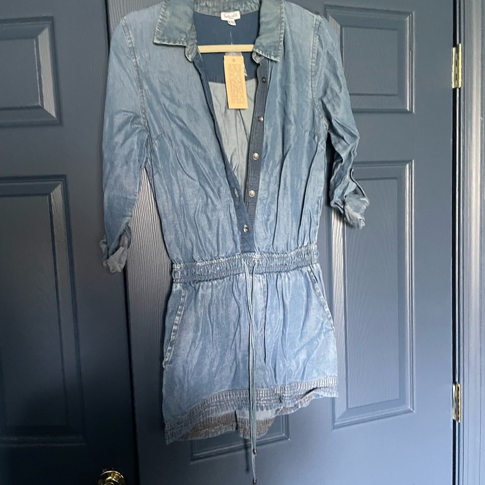 Splendid Denim Romper NEW